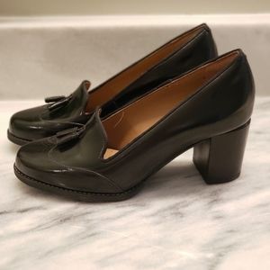 Clarks Tarah Rosie pump Black Leather